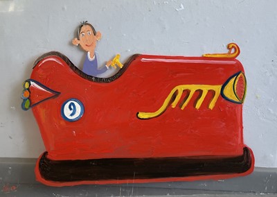 Lot 1471 - Simeon STAFFORD (b. 1956) Red Bumper Car No. 9...