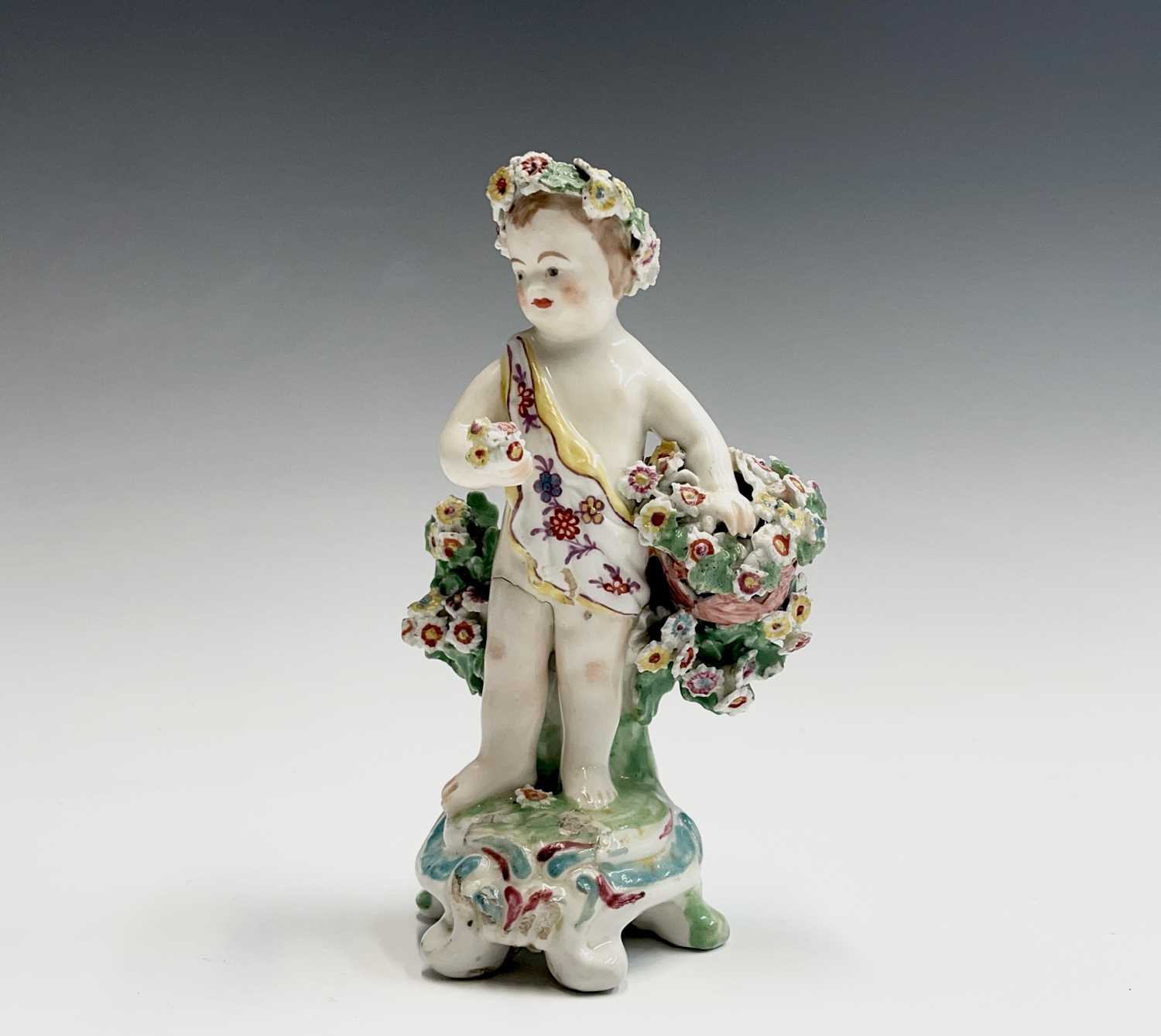 Lot 894 - A late 18th century Derby porcelain figure of...