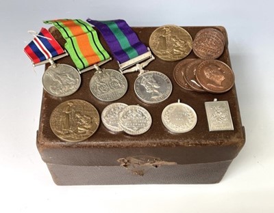 Lot 255 - World War Two Trio of Medals and various...