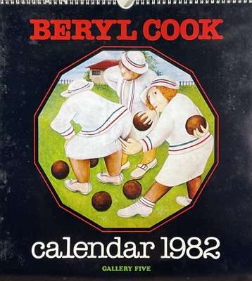 Lot 1161 - Beryl COOK (1926-2008) Percy at the Fridge...