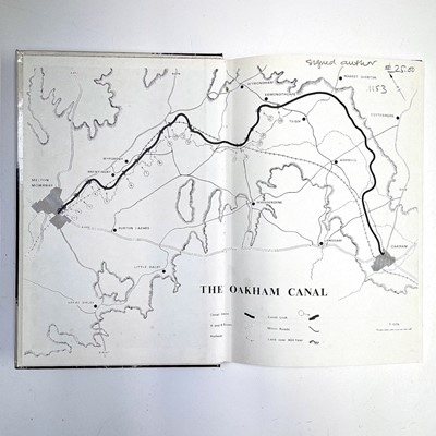 Lot 1 - DAVID TEW. 'The Oakham Canal.' Signed author,...