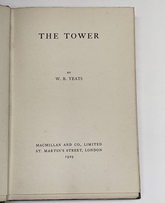 Lot 9 - WILLIAM BUTLER YEATS. 'The Tower.' Original...