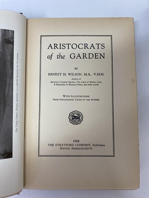 Lot 489 - ERNEST H. WILSON. 'Aristocrats of the Garden.'...