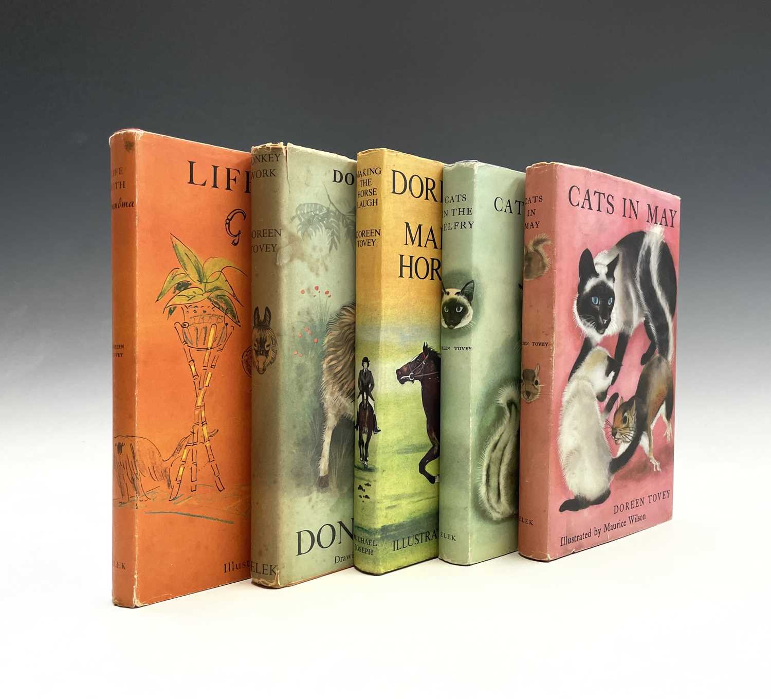 Lot 18 - DOREEN TOVEY. 'Cats in May.' Illustrated by...