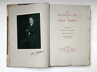 Lot 19 - THE DECORATIVE ART OF LEON BAKST. Appreciation...