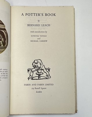 Lot 50 - BERNARD LEACH. 'A Potter's Book.' Orig cl, dj...