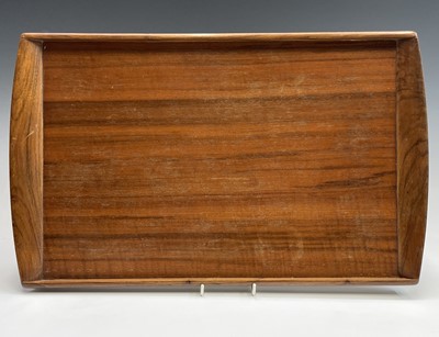 Lot 3101 - A Robin Nance walnut and veneered tea tray,...