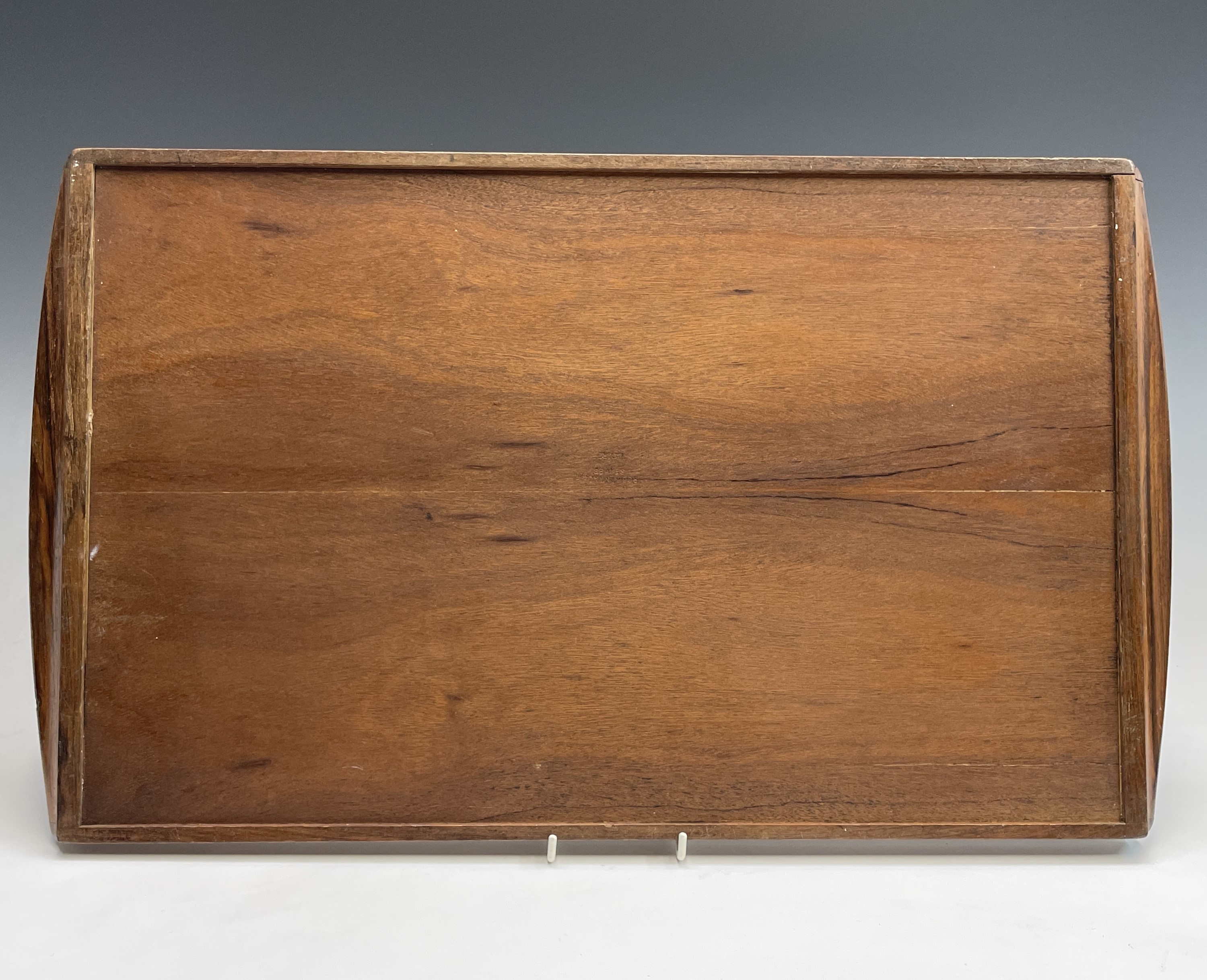 Lot 3101 - A Robin Nance walnut and veneered tea tray,