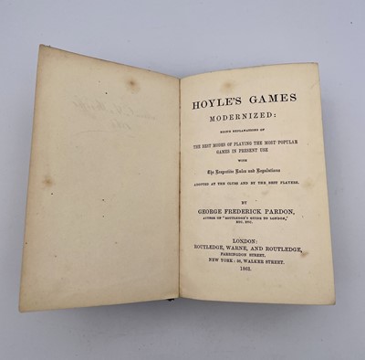 Lot 83 - GEORGE FREDERICK ARDON. 'Hoyle's Games...