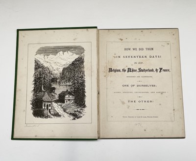 Lot 111 - 'Our Rapid Run through Belgium, Germany,...