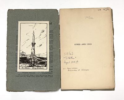 Lot 121 - THOM GUNN. 'The Passages of Joy.' First...