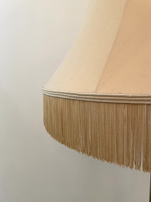 Lot 339 - A brass Corinthian column standard lamp, late...