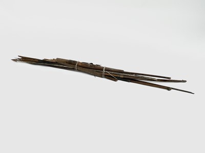 Lot 352 - Quiver of arrows, spears (possibly native), etc