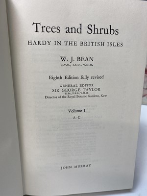 Lot 501 - W. J. BEAN. 'Trees & Shrubs: Hardy in the...