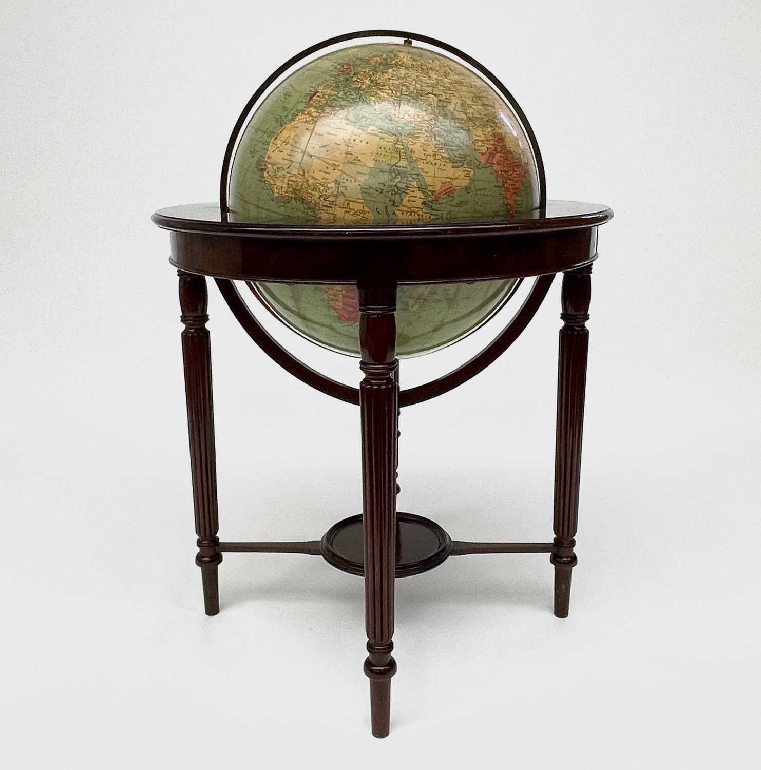 Lot 350 - A 50cm diameter Philips' terrestrial globe,...