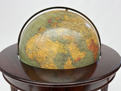 Lot 350 - A 50cm diameter Philips' terrestrial globe,...