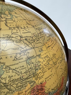 Lot 350 - A 50cm diameter Philips' terrestrial globe,...