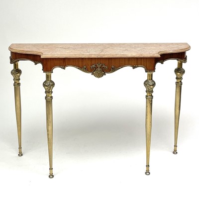 Lot 3170 - A mid centrury French rosewood and marble...