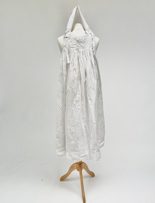 Lot 2836 - A late 19th/early 20th century cotton and lace...