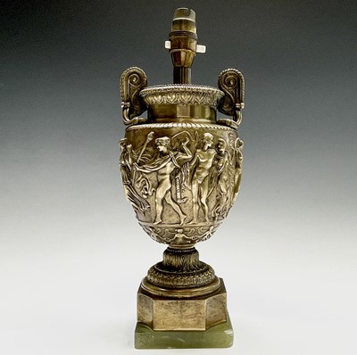 Lot 398 - A mid 20th century gilt bronze 'Townley Vase'...