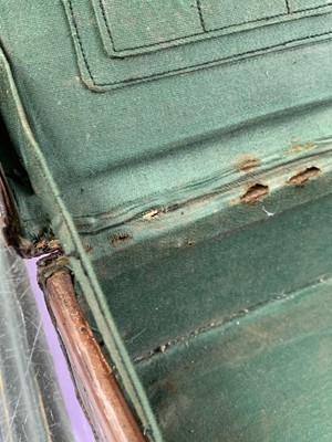 Lot 419 - An early 20th century crocodile skin briefcase...