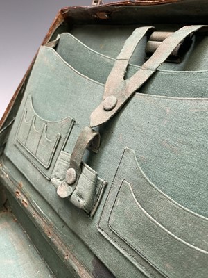 Lot 419 - An early 20th century crocodile skin briefcase...