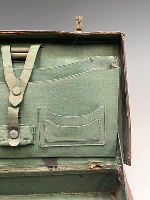 Lot 419 - An early 20th century crocodile skin briefcase...