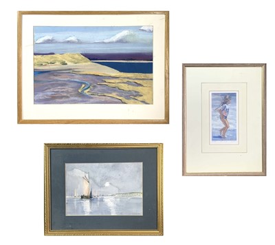 Lot 1411 - Alan WICKHAM (XX-XXI) Marine Watercolour...