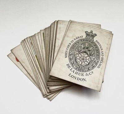 Lot 357 - A set of De La Rue & Co playing cards, with...