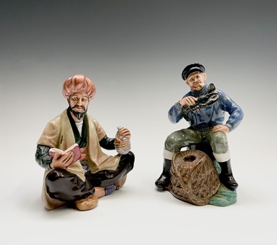 Lot 952 - Two Royal Doulton figures - 'Omar Khayyam'...