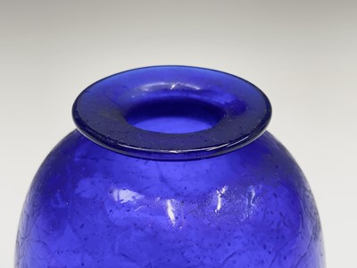 Lot 953 - A Peter St Clair studio glass vase, signed and...