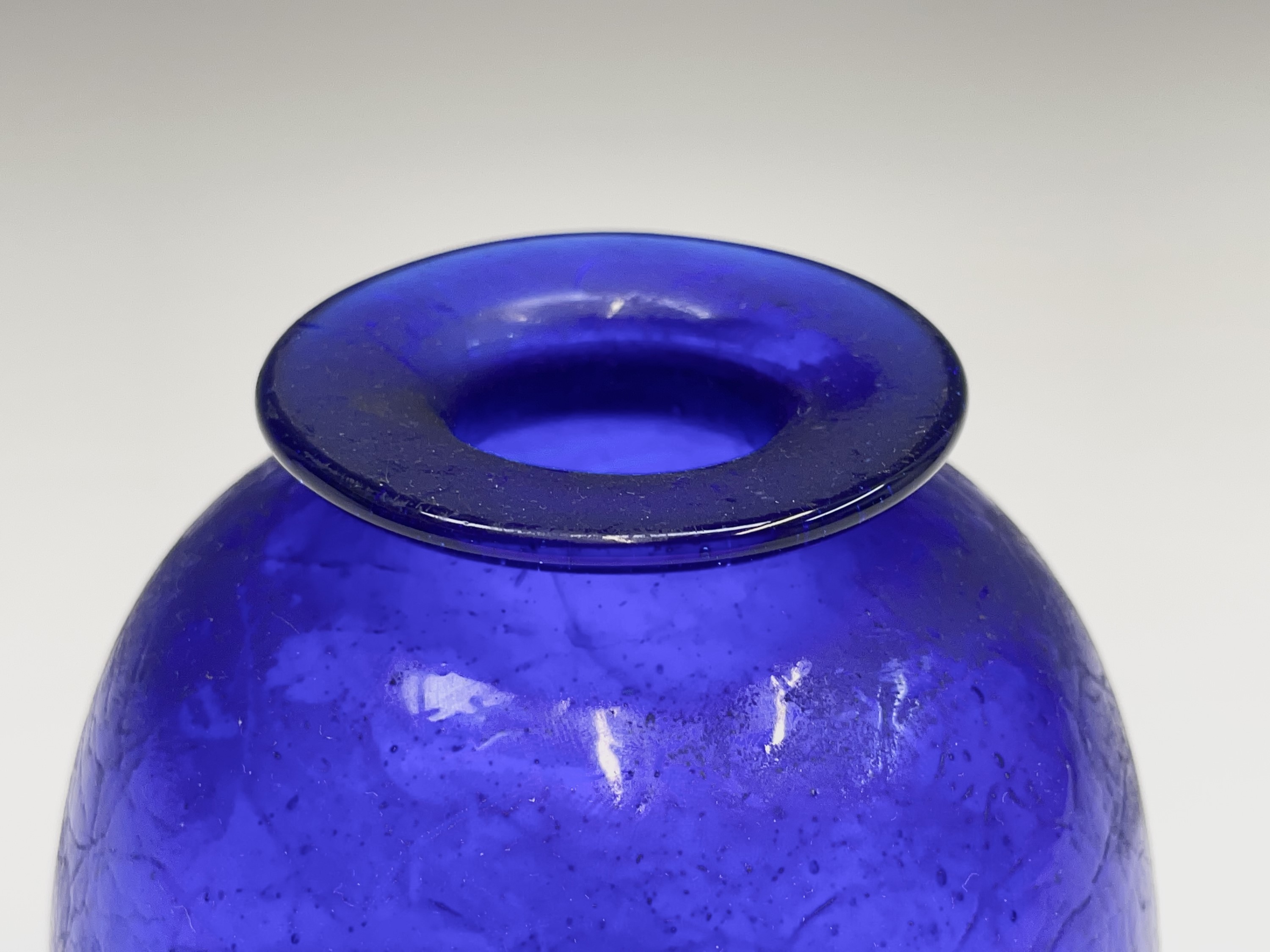 Lot 953 - A Peter St Clair studio glass vase, signed