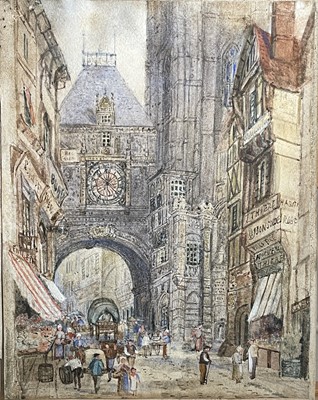 Lot 1498 - An early 20th century continental watercolour...