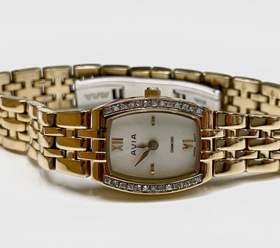 Lot 3 - A gentleman's Golay nickel-plated wrist watch...