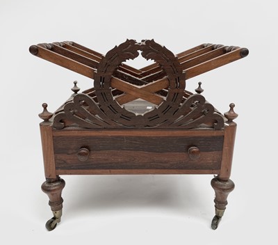 Lot 3176 - A Regency style mahogany and rosewood...