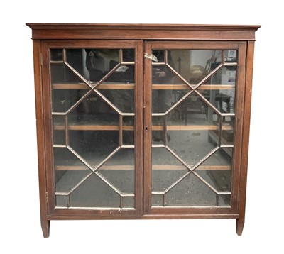 Lot 3189 - A mahogany bookcase, early 20th century, with...