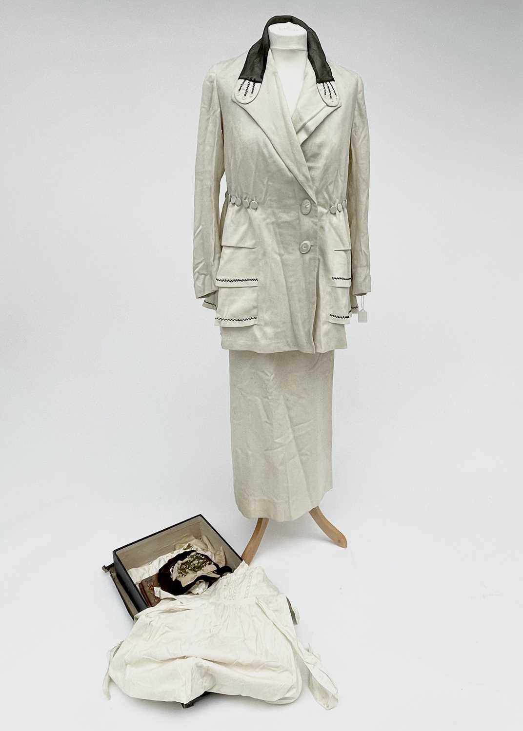 Cream silk outlet suit