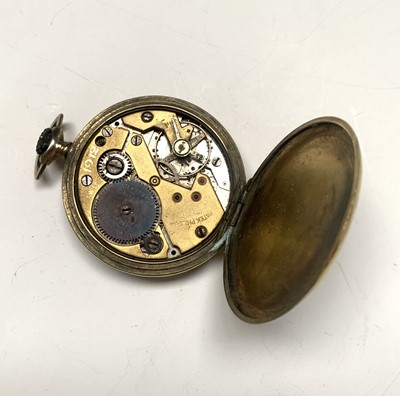 Lot 24 - A keyless pocket watch inscribed 'Patek...