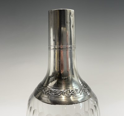 Lot 54 - A French small silver-mounted cut glass...
