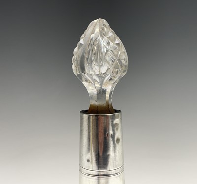 Lot 54 - A French small silver-mounted cut glass...