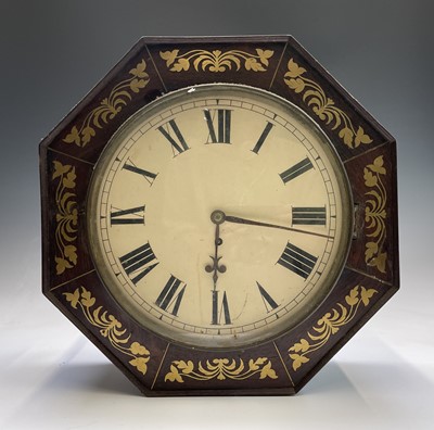 Lot 2935 - An early Victorian rosewood and brass inlaid...