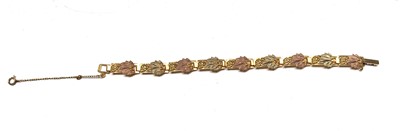 Lot 468 - A Landstrom's, Black Hills, 10ct gold bracelet...