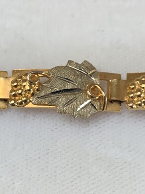 Lot 468 - A Landstrom's, Black Hills, 10ct gold bracelet...
