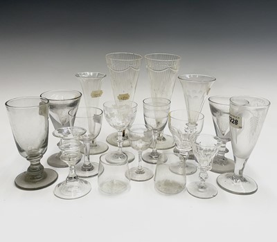 Lot 935 - A collection of Georgian and later drinking...