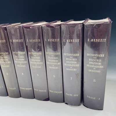 Lot 276 - Benezit art reference books, eight volumes,...