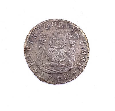 Lot 43 - Spain. A Spanish 8 Reales 1740 - probably a...