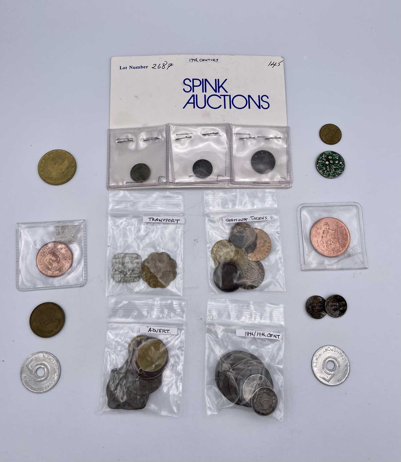 Lot 44 - Tokens - G.B. and World (x47). An interesting...