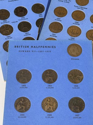 Lot 46 - Great Britain Half Pennies 1860 to 1967. A...