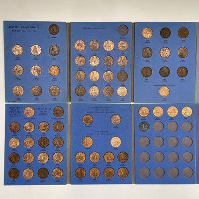 Lot 46 - Great Britain Half Pennies 1902 to 1970. A...