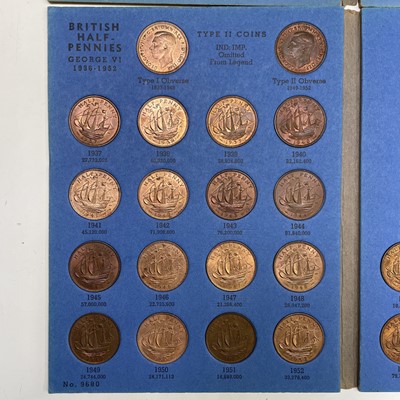 Lot 46 - Great Britain Half Pennies 1902 to 1970. A...